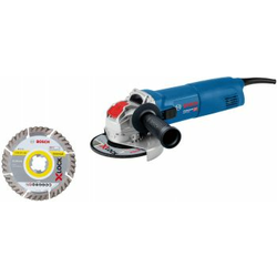 Ugaona brusilica Bosch GWX 14-125 + X-LOCK dijamantski disk; 1.400W; X-LOCK; 125mm (06017B7001)