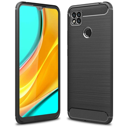 Futrola Carbon Shield TPU za Xiaomi Redmi 9C - Crna KP9442