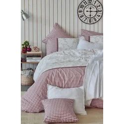 Posteljina Home 160x220cm Crvena kockica ( VLK000403-crvenakockica )