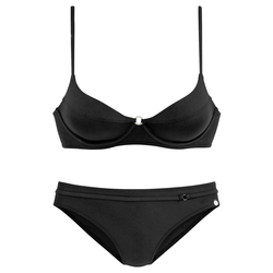 LASCANA Bikini, črna