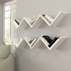 Hanah home Zidna polica Bela