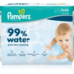 Pampers baby vlazne maramice Aqua Water 3x60 kom