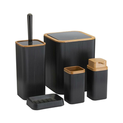Kopalniški set ZOYA 5 kos črna/rjava