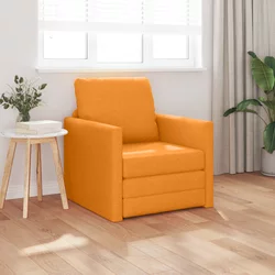 Krevet na razvlačenje Tamno žuta 74 x 77 x 81 cm tkanina