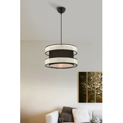 Opviq Luster Halo, 40x40cm, Antracit-beli