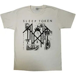 Sleep Token Majica Eyes Unisex Natural XL