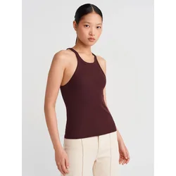 Dilvin Bluza Blusen burgund