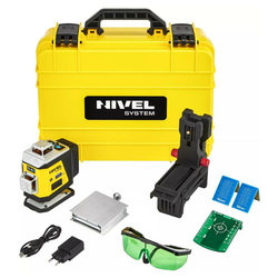 NIVEL SYSTEM CL4B Križni linijski laser, (4 X 360) Bluetooth, moder