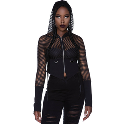 Hoodi moška - Wicked Fishnet - KILLSTAR - KSRA002399
