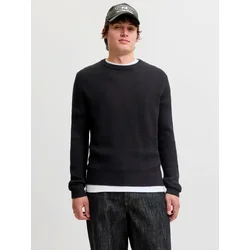 JACK & JONES Pulover JJPANNEL črna