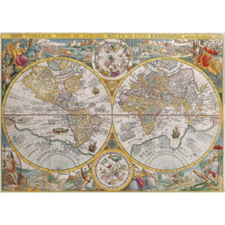Ravensburger Puzzle Istorijska mapa, 1500 delova