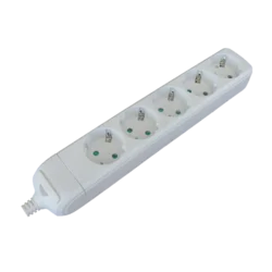 Produžni kabl + 5 utičnica 3x1,5mm - 2m