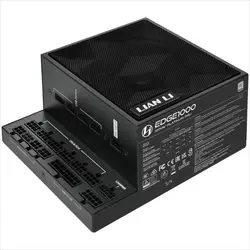 Lian Li napa?anje 1000W Edge EG1000 80+ Platinum, Pcie 5.1 (L-oblik, sa 4 USB 2.0 konektora), potpuno modularno, crno