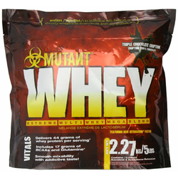 PVL Mutant Whey 4540 g jagoda - cream