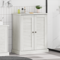 Kupaonski ormar VIGO Bijela i antikna bijela 68 x 34 x 80 cm