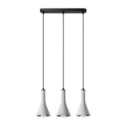 Sollux SL.1225 - Luster na sajli REA 3xE14/12W/230V beton