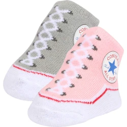 CONVERSE Nogavice Chuck Taylor, roza, siva