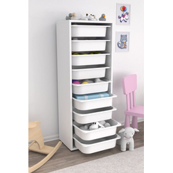 HANAH HOME Višenamenska polica Zola 9N White