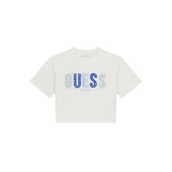 Guess Majica J6GI07 K6YW4 Bela Relaxed Fit