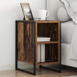 Noćni ormarić 2 pcs Staro drvo 39.5 x 30 x 50 cm