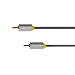 Kabel Kruger&Matz Basic 1RCA-1RCA, 1m