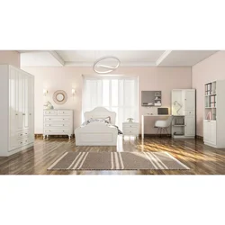 Rb-080 Set za Mlade Sobe u Mat Beloj Boji