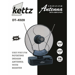 Sobna TV/FM antena Kettz DT-K028 + pojačivač