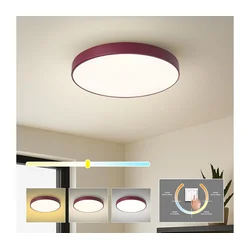 Brilagi-LED Stropno svetlo POOL LED/48W/230V 3000/4000/6000K 40 cm bordo