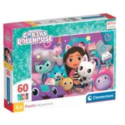 Clementoni sestavljanka, Gabbys Dollhouse, 60/1 (26202)