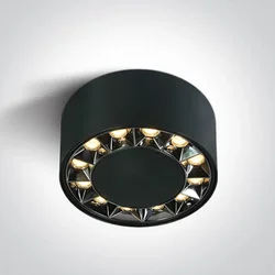STROPNA SVJETILJKA LED CRNA 20W/3000K/1600lm/IP20