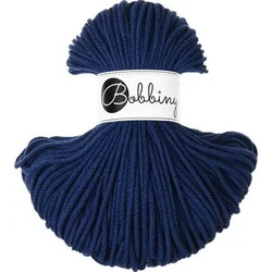Bobbiny Junior Braided Cord 3 mm 100 m Ink Blue Vrvica
