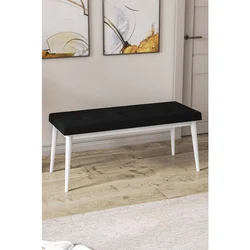 Hanah Home klupa Pera Bench, 105 cm, crna / bela