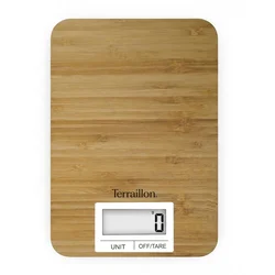 Terraillon Bamboo kuhinjska tehtnica, naravni bambus, 3 kg