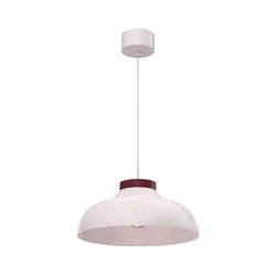 Luster na sajli BASCA 1xE27/15W/230V krem/bordo