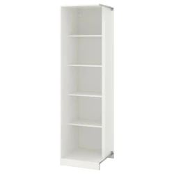 PAX Nadgrad.ugao.jedinica s 4 pol., bela, 53x58x201 cm