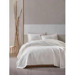 Lessentiel Maison Set Double prekrivač Grace, 240x260cm, Krem