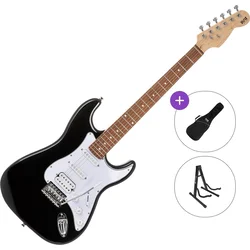 PSD Guitars STC-100-HSS Basic SET Black Električna kitara