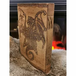 Kožna bilježnica Dragon 20 x 15 cm