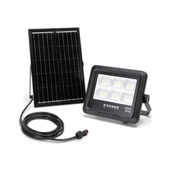 Aigostar - LED prigušiva solarni reflektor LED/100W/3,4V IP65 + daljinski upravljač