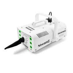 beamZ SNOW 900 LED, 900 W, bijeli, uređaj za snijeg s LED svjetlima 3 v 1, 1 l spremnik, daljinski upravljač