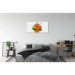 tulup.si Slika na steklu Poper solata 100x50 cm 2 obešalnika