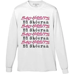 Ed Sheeran Bad Habits Stack White XL Majica