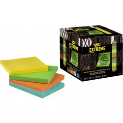 Post-it® Extreme Notes 76mmx76mm, 45 listova, pak.12 blokčića