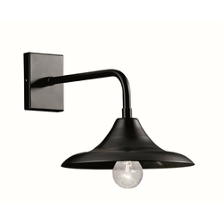 VIOKEF 4126500 | Matla Viokef zidna svjetiljka 1x E27 IP23 crno