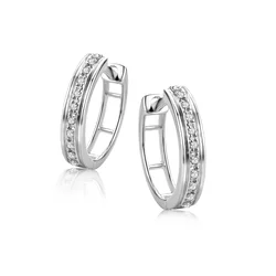 DIAMANT LETERNEL Uhani srebrna
