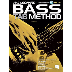 HAL LEONARD BASS TAB METHOD BOOK 2 + AUDIO ACCESS