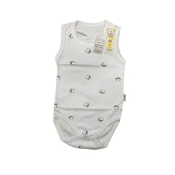 Bodi za bebe bez rukava 24578, Beli