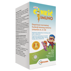 INPHARM DIET Cinkić imuno tableta za žvakanje A60