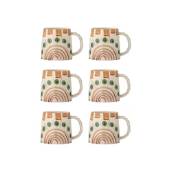 Komplet skodelic Bloomingville Shama 515 ml 6-pack