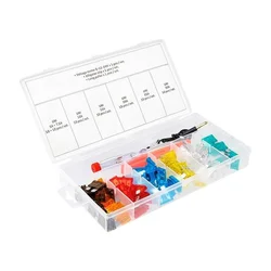 CARMOTION Uni Osigurači, Sa Tester Glinericom, Set od 92, (5 + 7.5)x10 + 10, 10x 30A - 15x (10, 15, 20, 25 A)